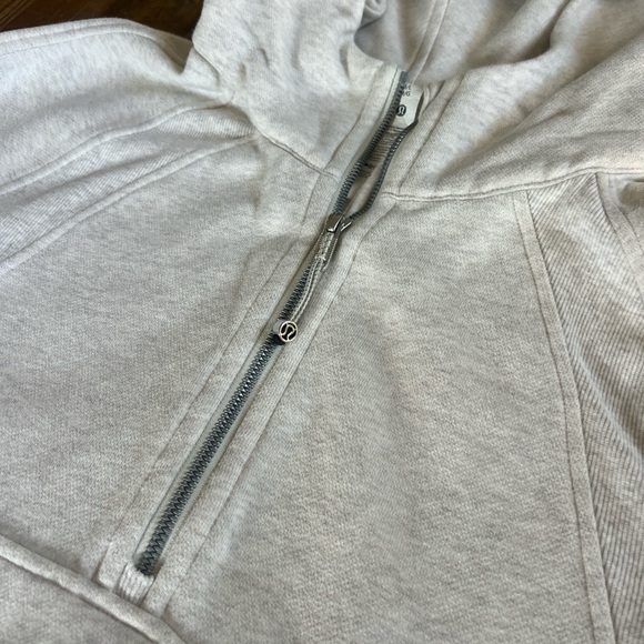 lululemon athletica Light Gray Half-Zip Hoodie - Picture 5 of 7